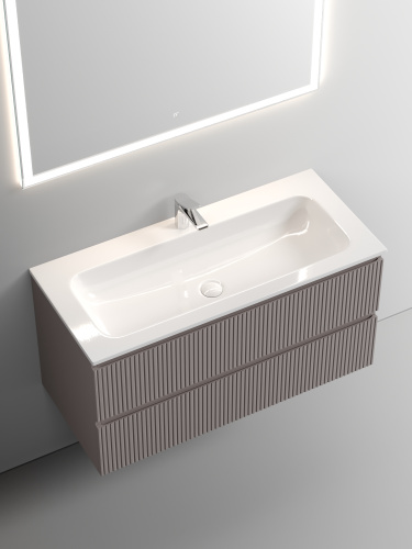 Тумба под раковину Sancos SNOB T SNT100SM 99,5х44,5х50 настенная - фото 5
